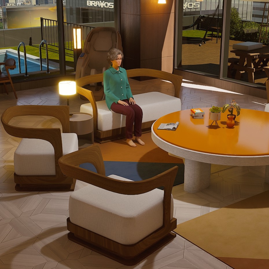 Bow Couch and Chair
